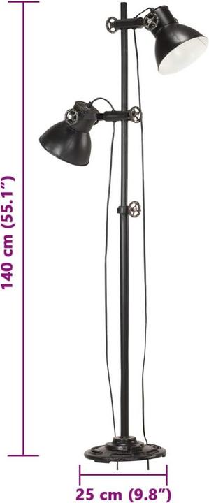 vidaXL Stehlampe (E27)