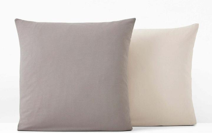 Image du produit La Redoute Interieurs Coton Bicolore (Taie d'oreiller, 50 x 70 cm)