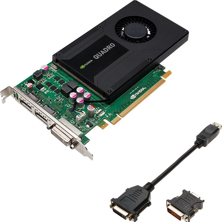 Actual product image HP C2J93AA, Nvidia Quadro K2000 (2 GB)