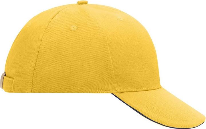 Actual product image Myrtle Beach 6 Panel Sandwich Peak Baseball Cap