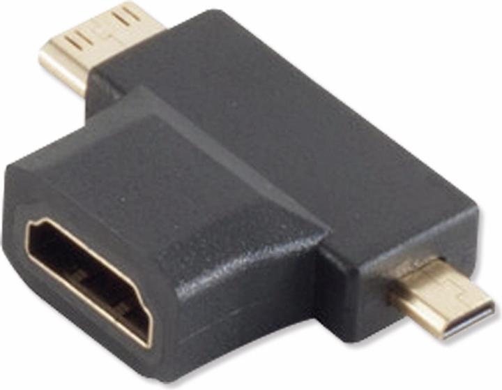 Immagine prodotto Shiverpeaks Adattatore mini/micro HDMI a T (HDMI)