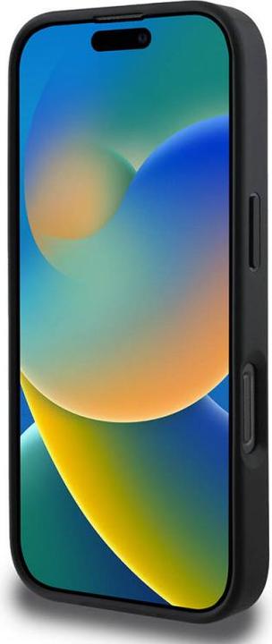 Immagine prodotto Guess GUHMP16XP4RPSK iPhone 16 Pro Max czarny/nero MagSafe 4G a strisce stampate (Apple iPhone 16 Pro Max)