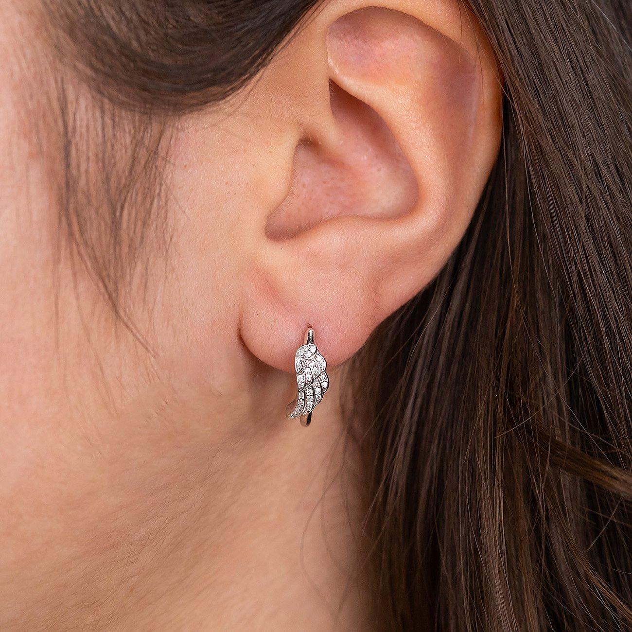 Thumbnail - Engelsrufer, Ohrringe, Creolen, (925er Silber)