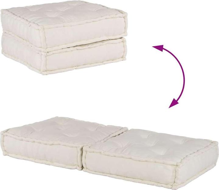 Actual product image vidaXL Modular pouf (2 person sofa)