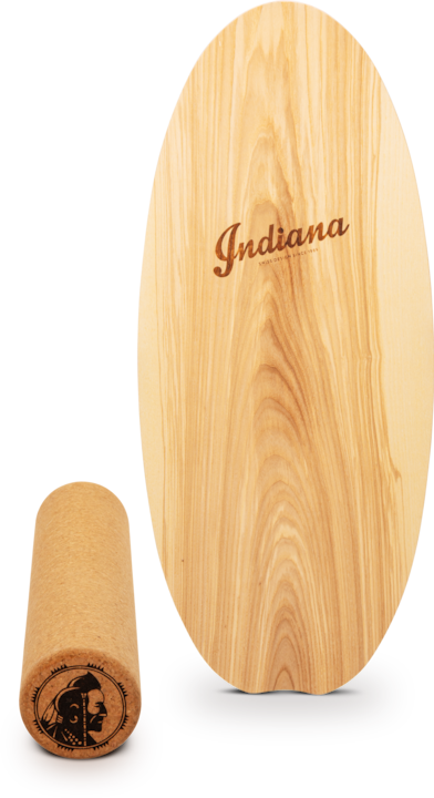 Indiana Balance Board Set Esche (inkl. Rolle)