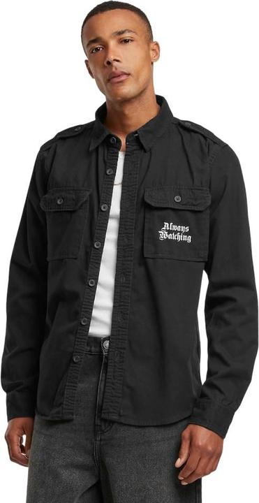Immagine prodotto Mister Tee Always Watching Camicia Vintage Manica Lunga Uomo (M)