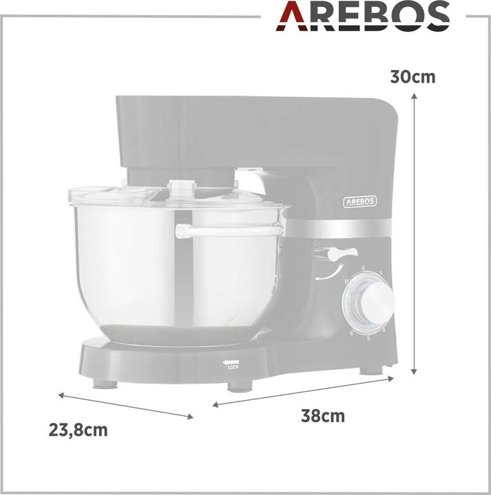 Produktbild Arebos Küchenmaschine (1500 W)