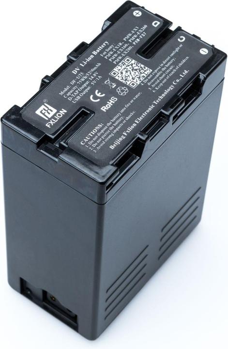 Actual product image Fxlion 14.8V/4.4AH/75WH NP-F (w/ USB And D-Tap) (Camera battery)