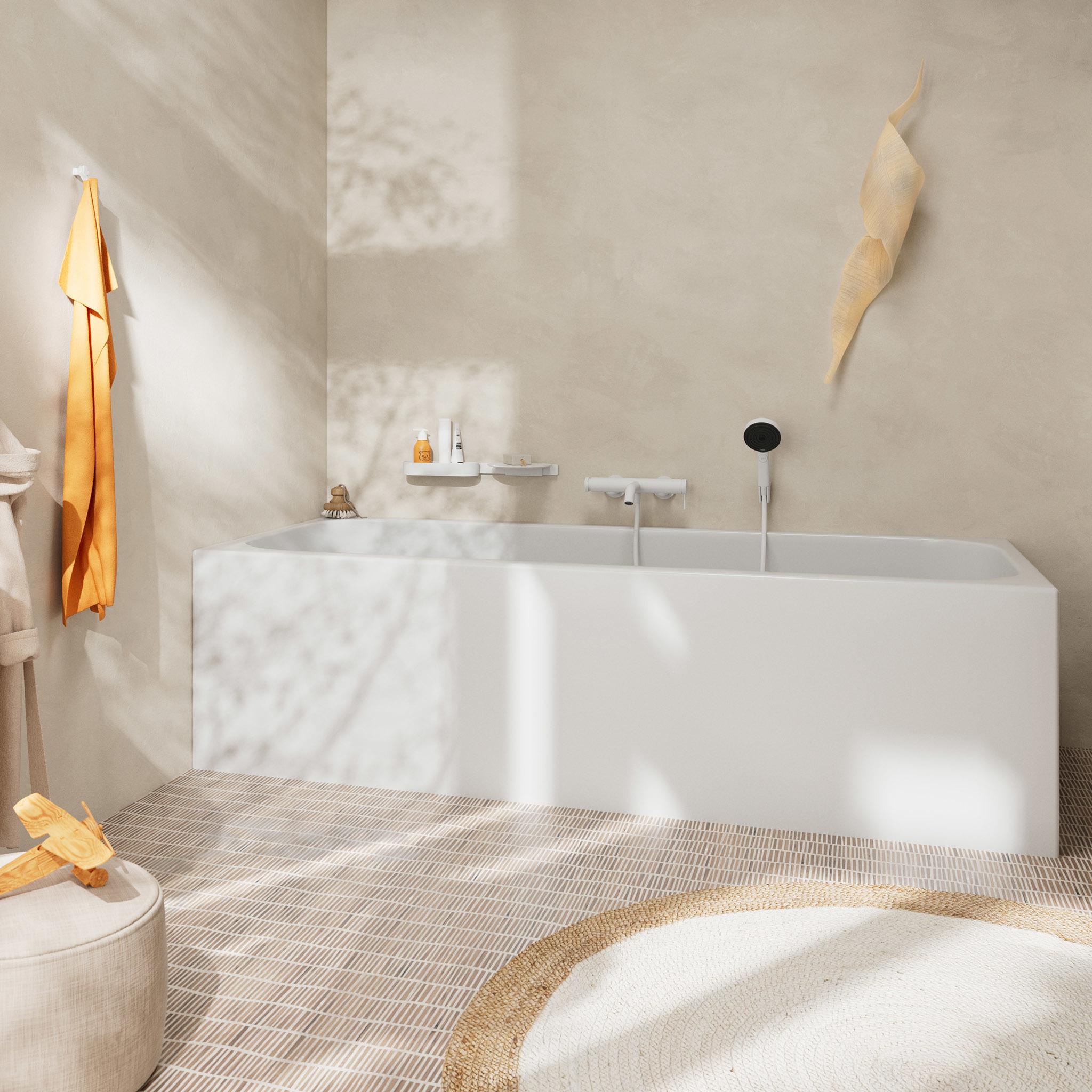 Thumbnail - hansgrohe, Badarmatur, Tecturis S Einhebel-Wannenarmatur Aufputz, Ausladung 209 mm, 73422