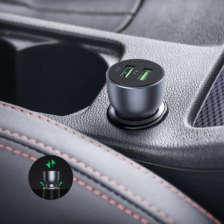 Produktbild Ugreen Dual USB Autoladegerät QuickCharge 3.0 36 Watt