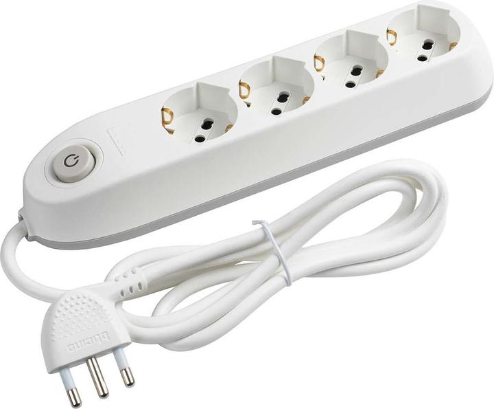 Bticino Poker extension cables and multiples 1.5 m 4 socket(s) AC Indoor White (1.50 m)