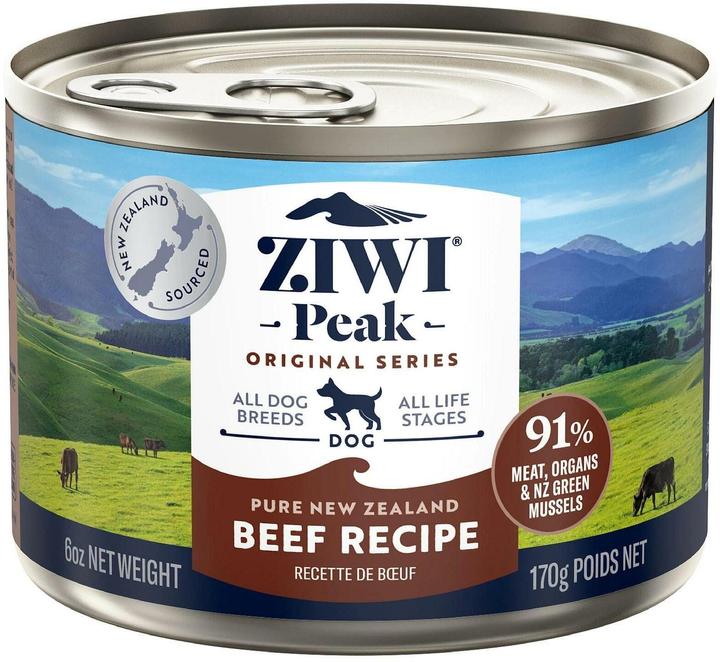 Ziwi Peak Canned Dog Food beef 170g (Adult, 1 Stk., 170 g)