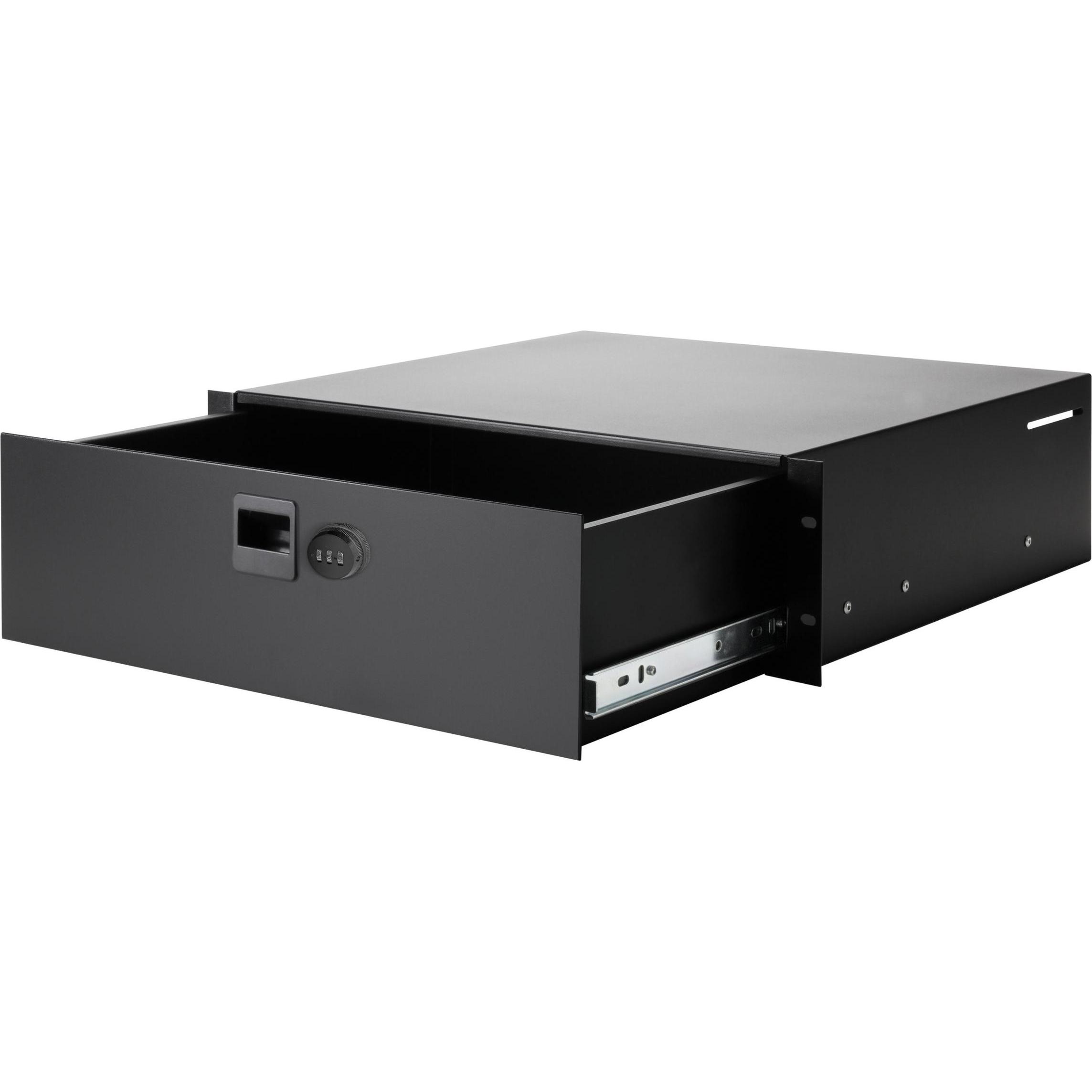 Adam Hall Cassetto a cremagliera (Accessori), Bauletti + Case audio, Nero