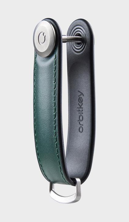 Image du produit Orbitkey Porte-clés en cuir hybride - Vert sapin