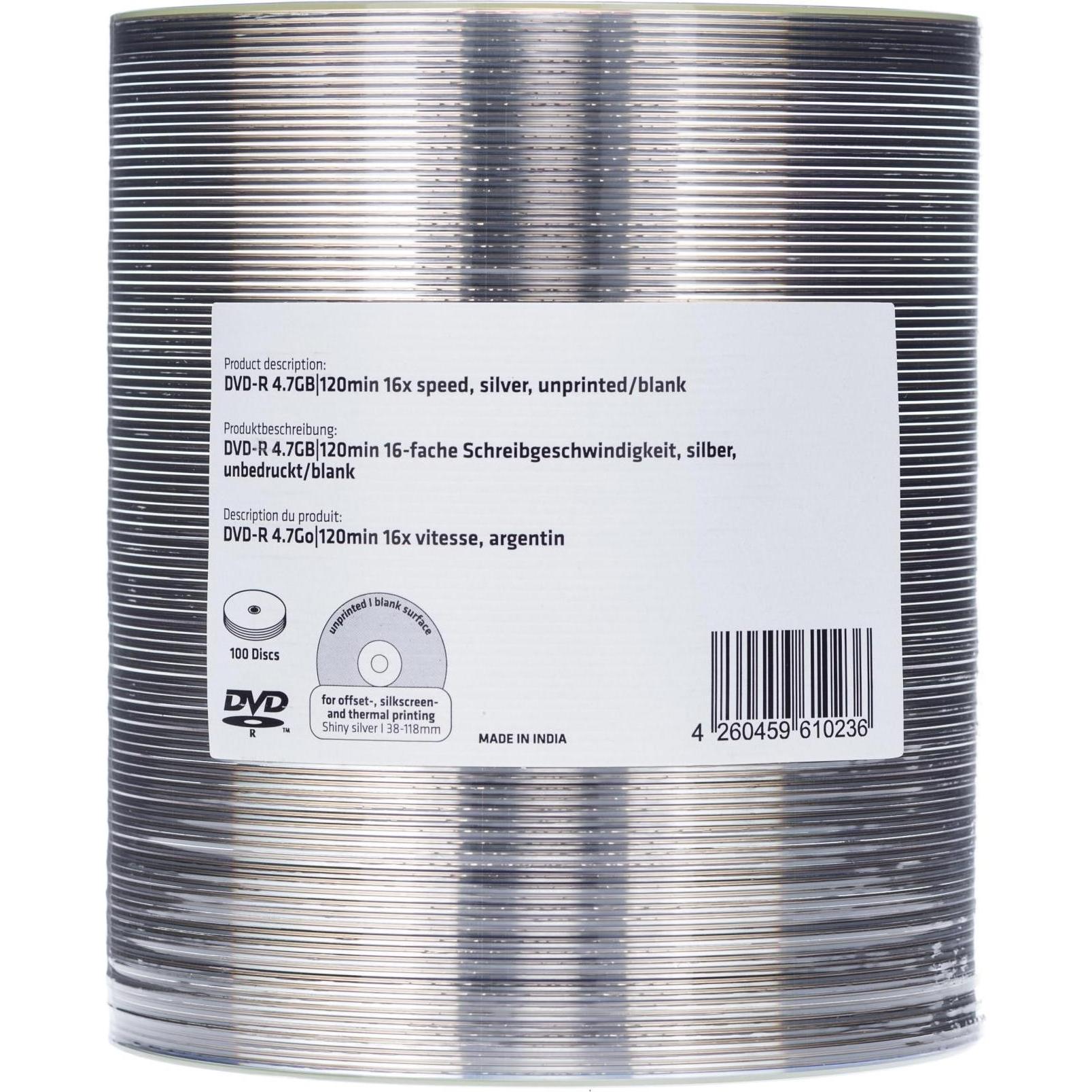 Thumbnail - MediaRange DVD-R 4.7GB, 100er Spindel (100 x), Optischer Datenträger