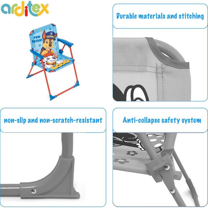 Image du produit Arditex Chaise de jardin pour enfants Paw Patrol (Chaise haute)