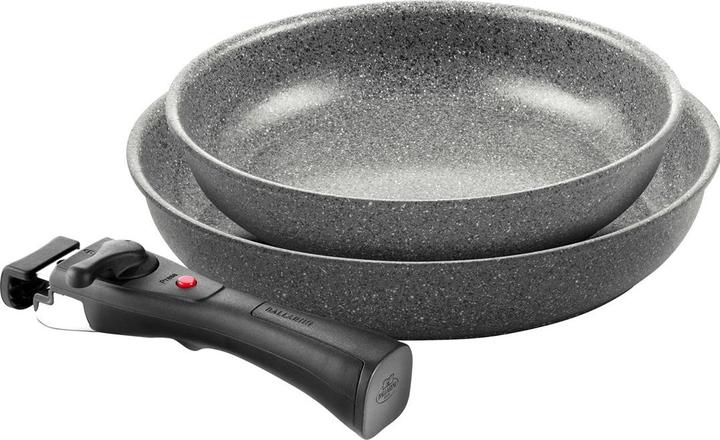 Actual product image Ballarini 6-piece Torre pan set 16 + 24 + 28cm (Pot, Aluminium)