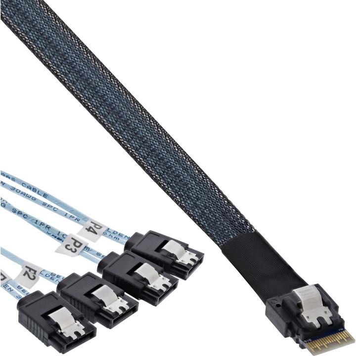 Produktbild InLine Internes SAS-Kabel (50 cm, SATA)