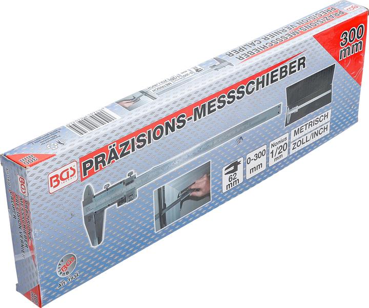 Actual product image BGS Precision Vernier Calliper 0 - 300 mm (30 cm)