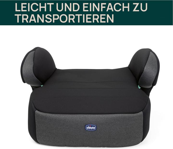 Produktbild Chicco Quasar Fix I-Size Obsidian (Kindersitzerhöhung, ECE R129/i-Size Norm)
