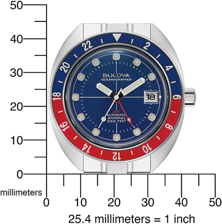 Actual product image Bulova 96B405 Oceanographer (Analogue wristwatch, Chronograph, Diving watch, Sports watch, 41 mm)