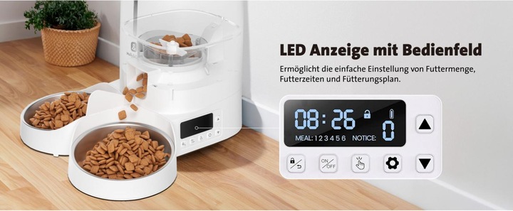 Immagine prodotto Molly&Cody Distributore automatico di cibo per animali LUCKY (4 l)