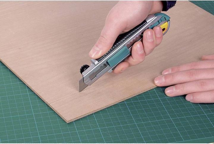 Produktbild wolfcraft wolfcraft 1 Profi-Abbrechklingenmesser 2K, 18 mm (Cutter)