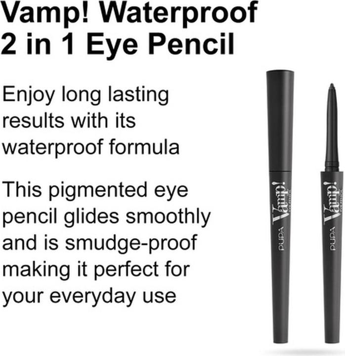 Actual product image Pupa Milano Vamp! Eye Pencil Iconic Black (100 Iconicack)