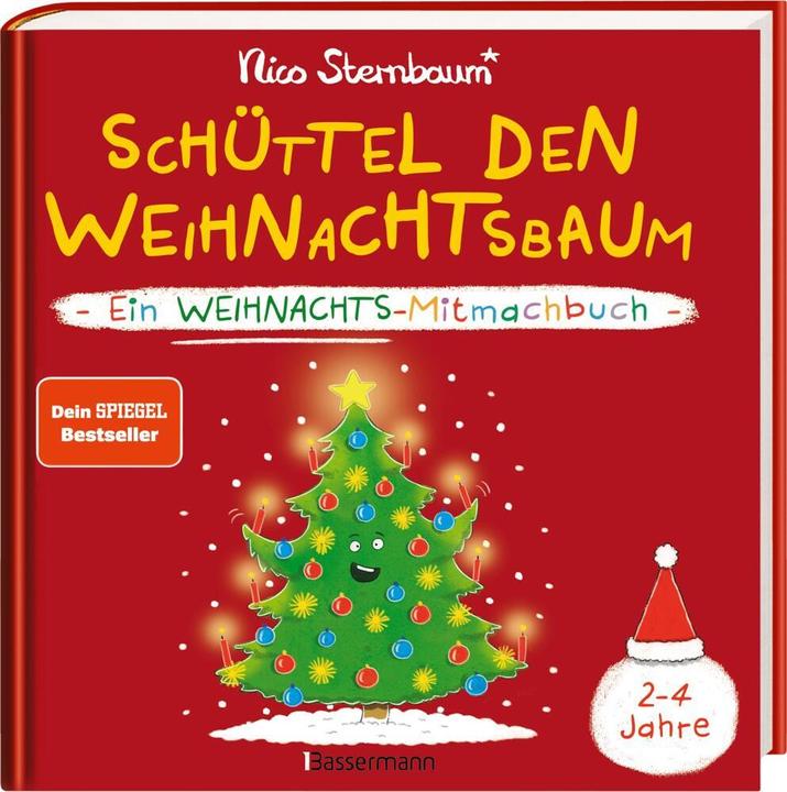 Produktbild Schüttel den Weihnachtsbaum. Ein Weihnachts-Mitmachbuch (Deutsch, Nico Sternbaum, 2023)