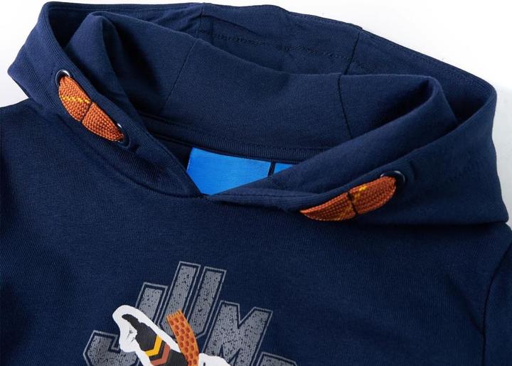Immagine prodotto vidaXL Maglia con cappuccio per bambini blu navy 104,Materiale: 92 (104)