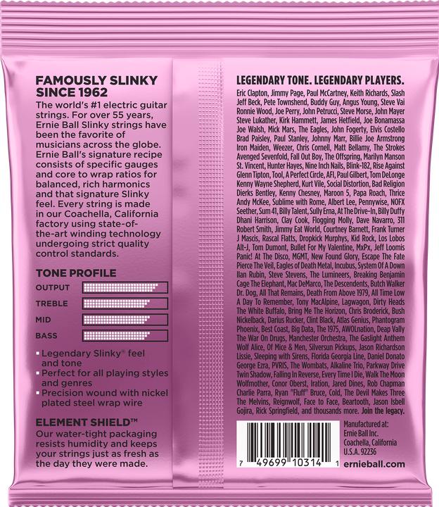 Actual product image Ernie Ball Mega Slinky (6 x, Electric guitar, 0.05")