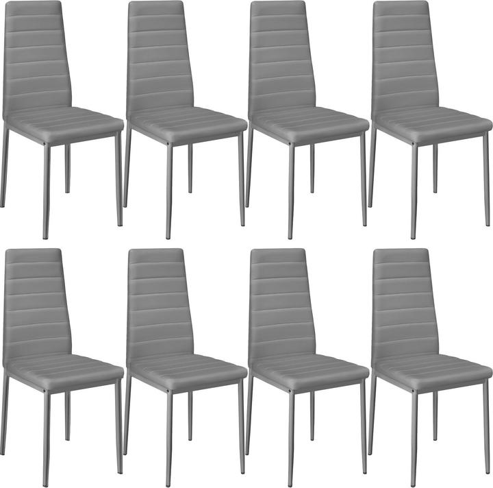 Produktbild tectake 8x Esszimmerstuhl