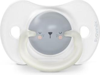 Image du produit Suavinex Sucette symétrique SX Pro jour/nuit 0-6M ourson (jusqu'à 6 M.)