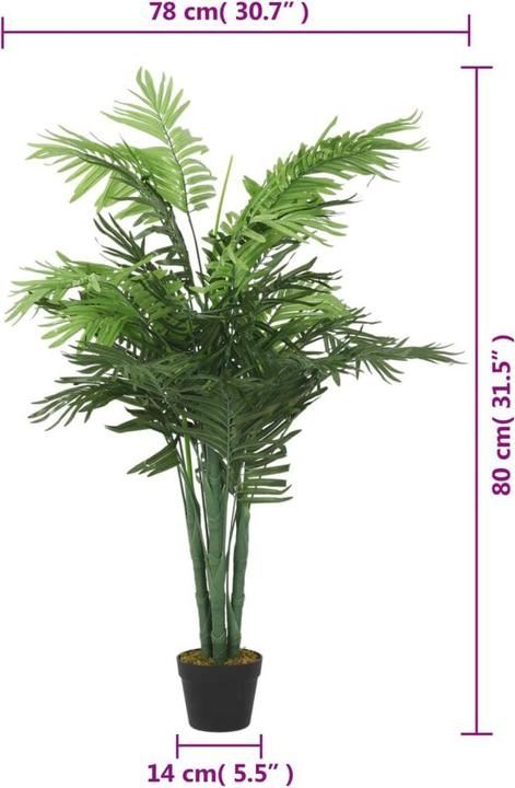 Produktbild vidaXL künstliche Palme (80 cm)