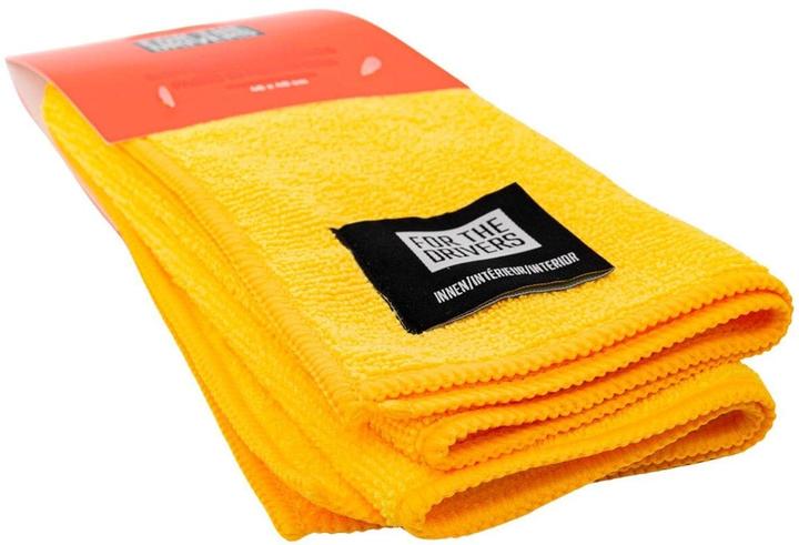 For The Drivers Mikrofasertuch 40 x 40 cm, gelb