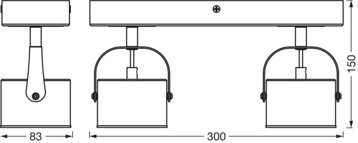 Actual product image Ledvance LEDV LED ceiling light (410 lm)