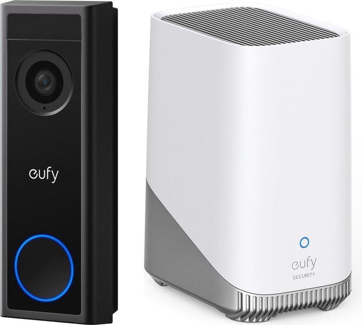 Image du produit eufy Security C30 2K Draadloze Video Deurbel 2K FHD op accu + HomeBase 3 S380 -