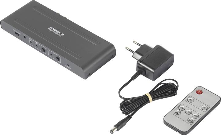 Productafbeelding SpeaKa Professional SP-HDA-300 2+1 poort HDMI schakelaar ARC (Audio Return Channel) 3
