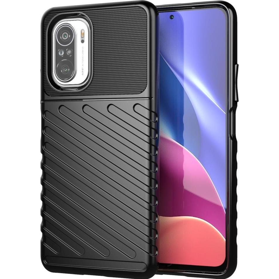 Screenguard Xiaomi Mi 11i SpaceCase Impact-Resistant Hülle (Xiaomi Mi 11i), Smartphone Hülle, Schwarz