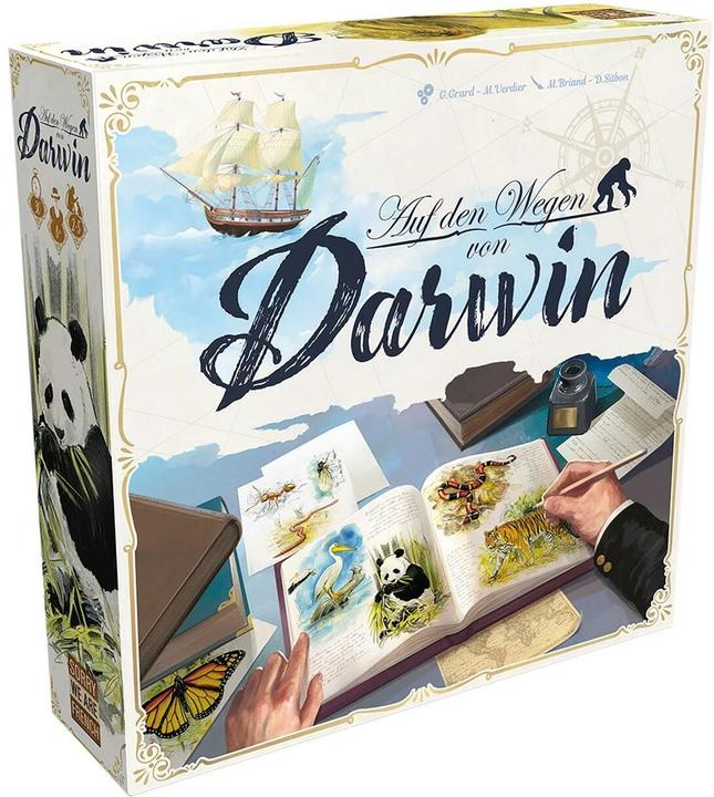 Produktbild Asmodée Auf den Wegen von Darwin (Deutsch, 2 - 5 Spieler)