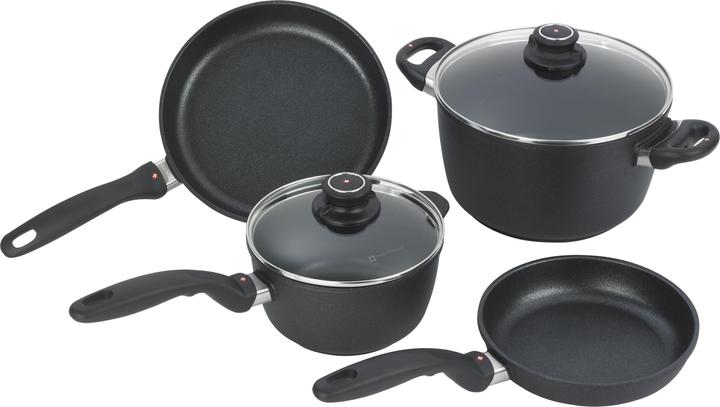 Actual product image Swiss Diamond 6er-Set XD Classic + Induktion (24 cm, Frying pan, Pan set + pot set, Pot, Aluminium)