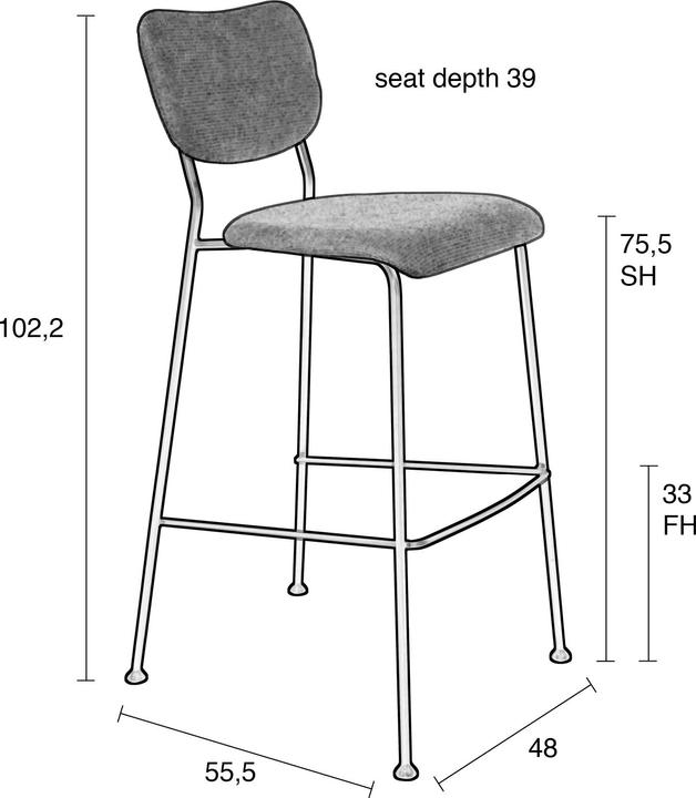 Actual product image Zuiver Benson