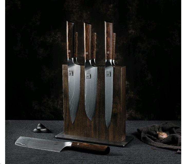 Produktbild Zayiko Nussbaum Magnetischer Messerblock