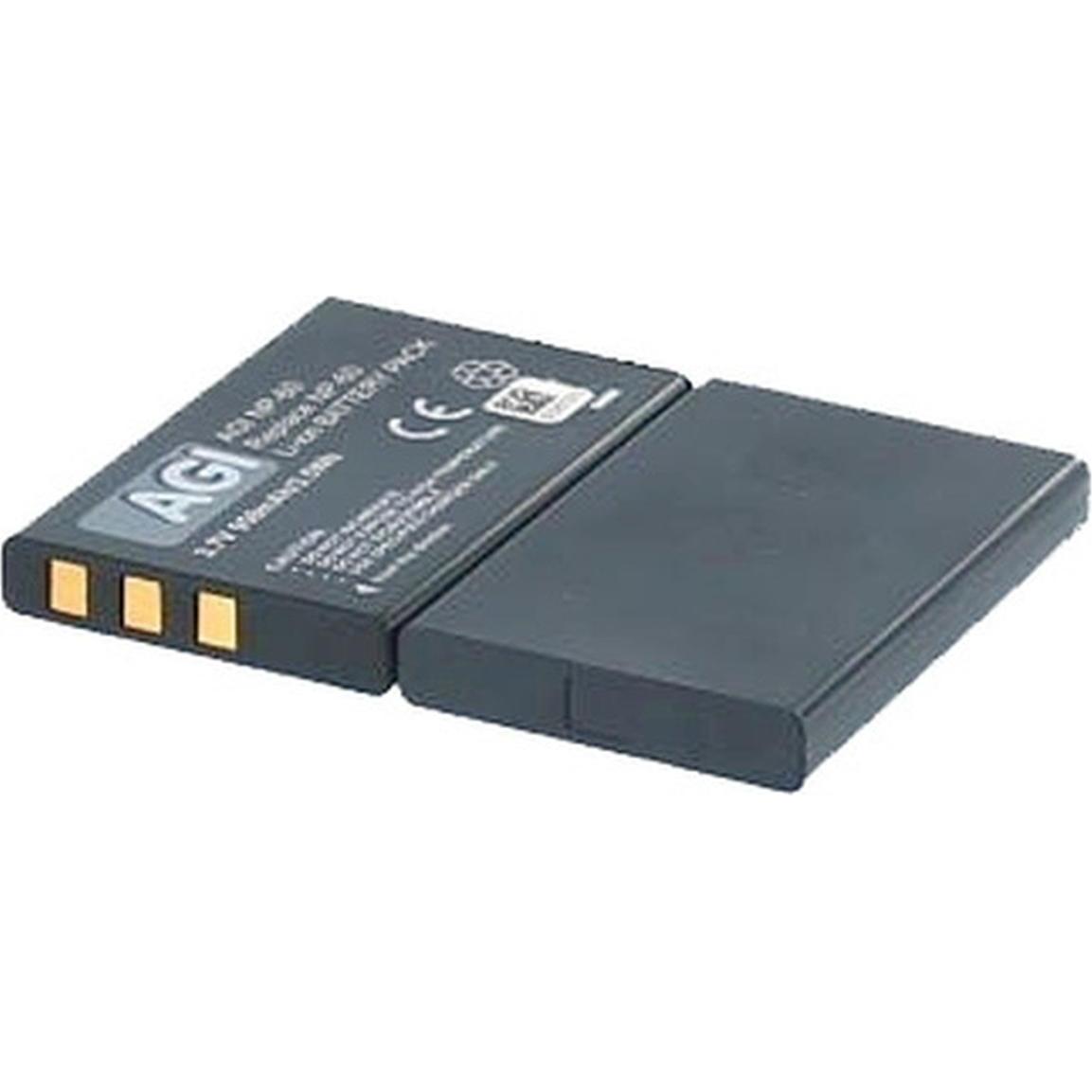 AGI 60531 Wiederaufladbare Batterie Lithium-Ion (Li-Ion) 1000 mAh 3,7 V, Kamera Stromversorgung, Schwarz