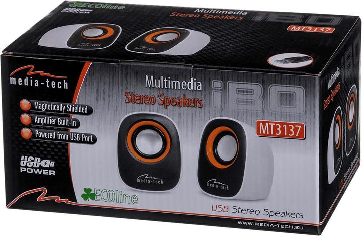 Actual product image Media-Tech MT3137W IBO white