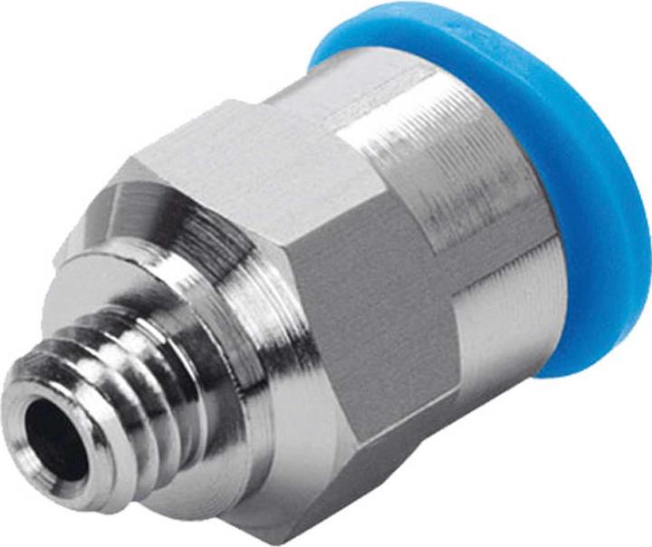 Festo Push-in Fitting, Male M5, 4mm (Rohrverschraubung)