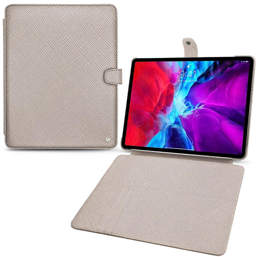 Noreve Lederschutzhülle Wallet (IPAD PRO 12.9 2021), Tablet Hülle, Beige