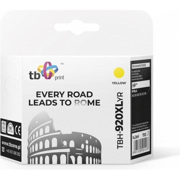 Print, Cartucce, Tusz do HP OJ 6500 TBH-920XLYRYE rif.