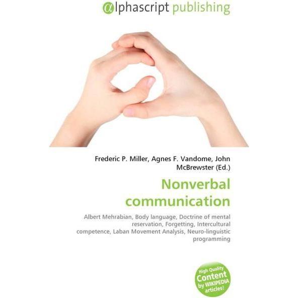 Nonverbal communication, Fachbücher von Agnes F. Vandome, Frederic P. Miller, John McBrewster