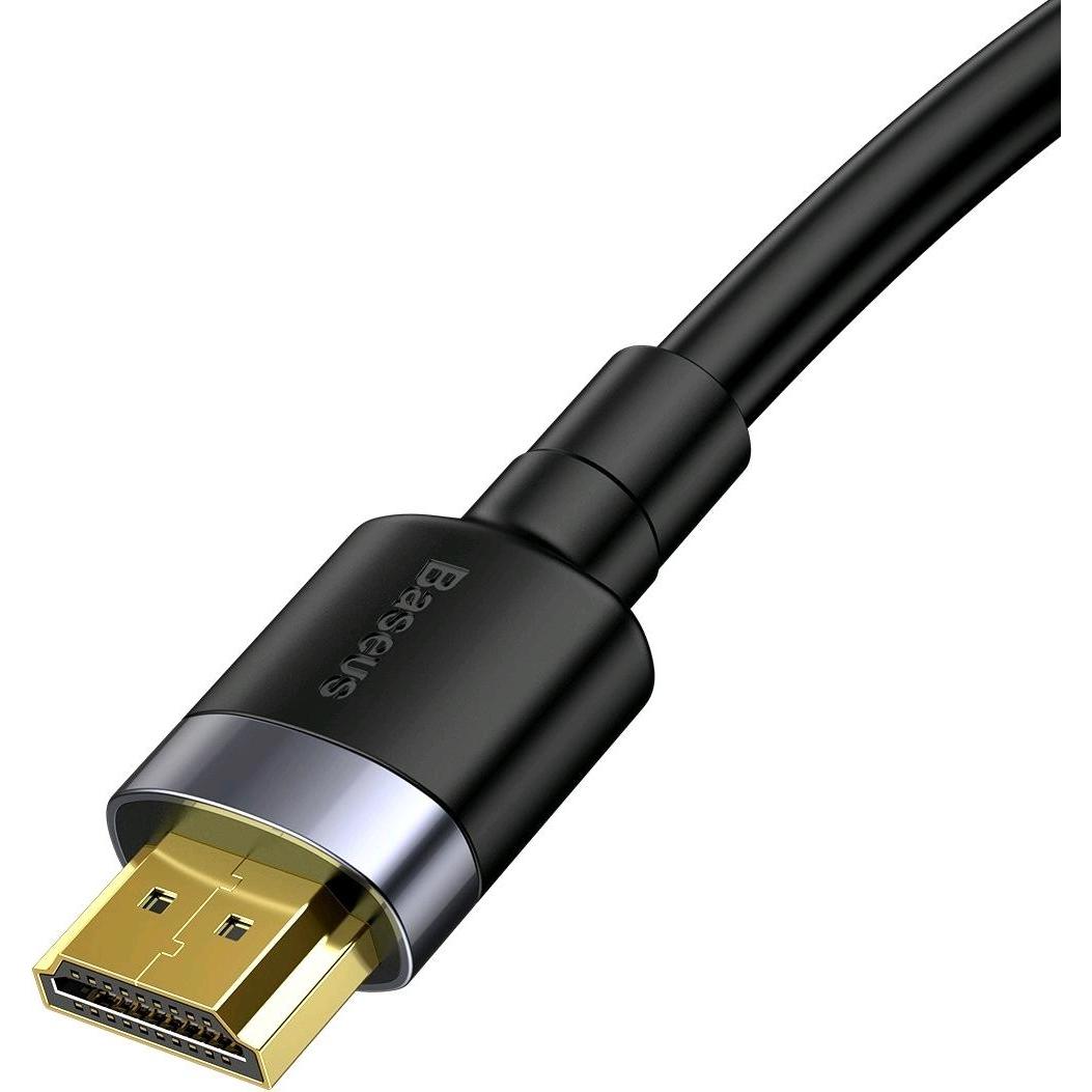 Thumbnail - Baseus Cafule 4KHDMI Male To 4KHDMI Male Adapter Cable 5m Black (5 m, HDMI), Video Kabel